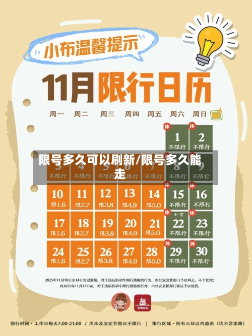 限号多久可以刷新/限号多久能走