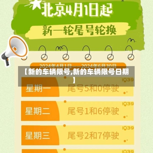 【新的车辆限号,新的车辆限号日期】