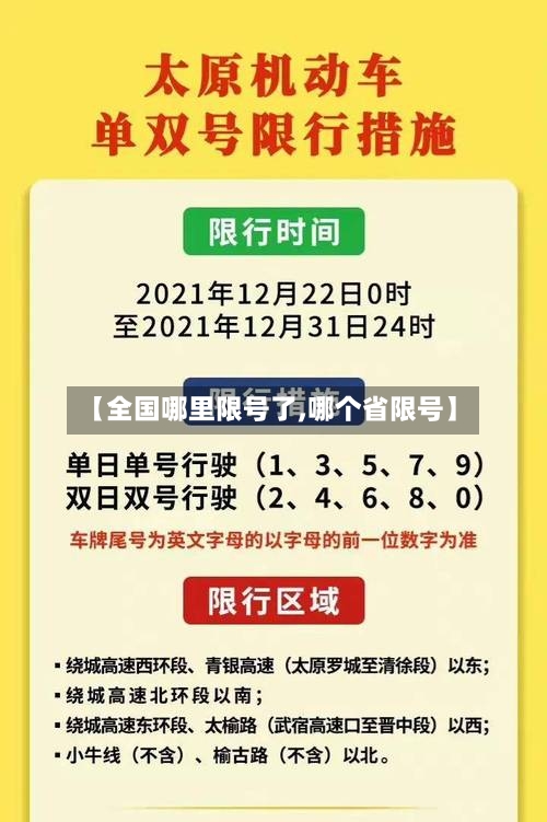 【全国哪里限号了,哪个省限号】-第3张图片