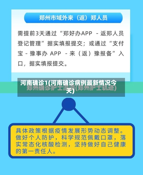 河南确诊1(河南确诊病例最新情况今天)