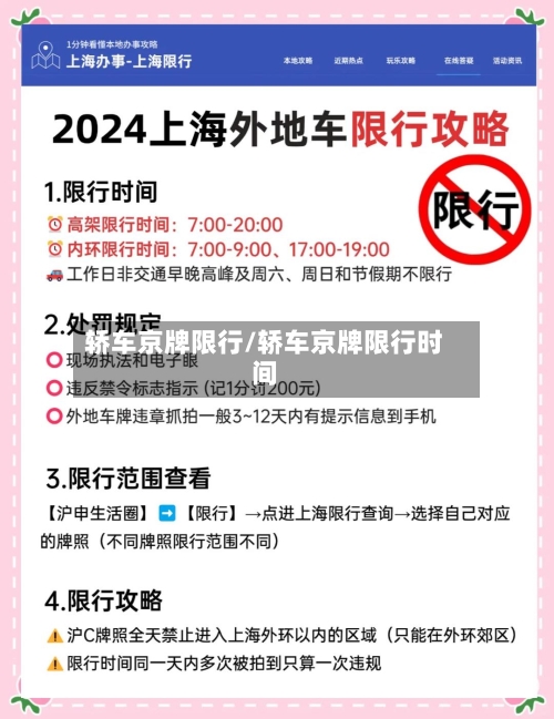 轿车京牌限行/轿车京牌限行时间