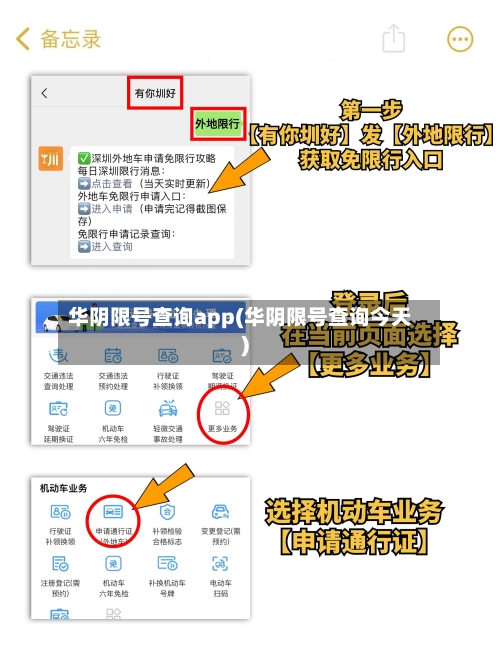 华阴限号查询app(华阴限号查询今天)