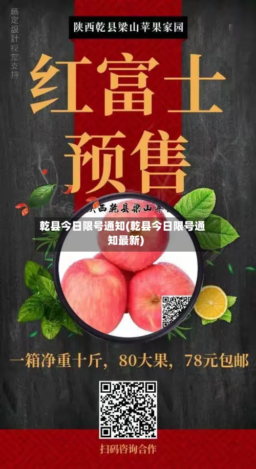 乾县今日限号通知(乾县今日限号通知最新)-第2张图片