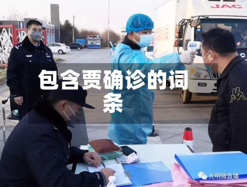 包含贾确诊的词条-第3张图片