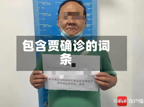 包含贾确诊的词条