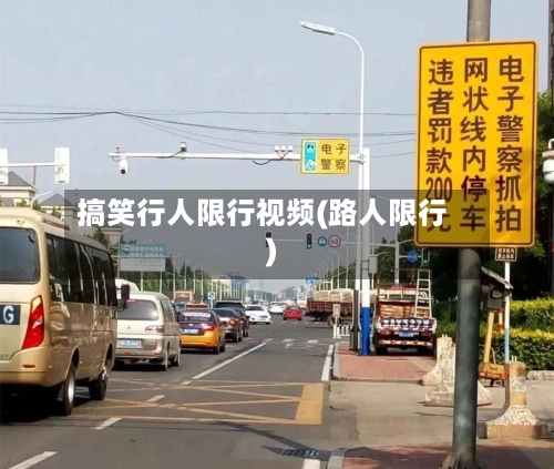 搞笑行人限行视频(路人限行)-第2张图片