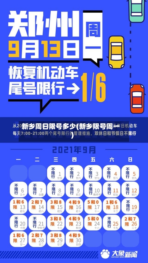 新乡周日限号多少(新乡限号周一)-第2张图片