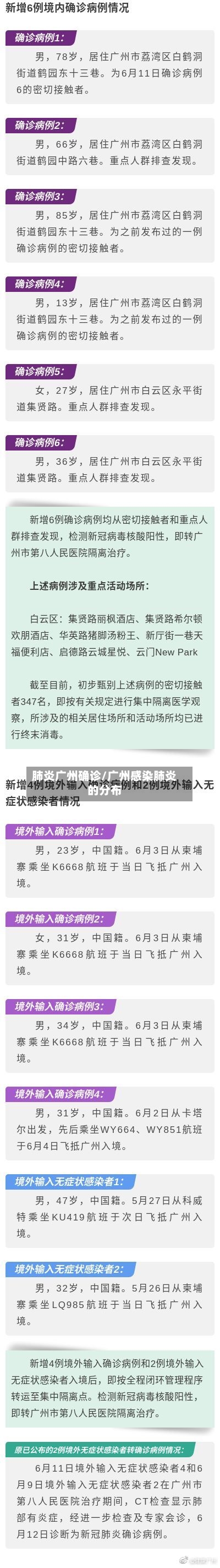 肺炎广州确诊/广州感染肺炎的分布-第3张图片