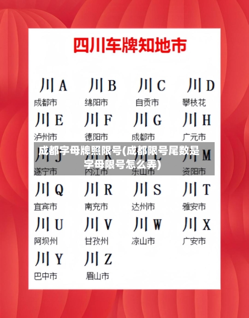 成都字母牌照限号(成都限号尾数是字母限号怎么弄)-第2张图片