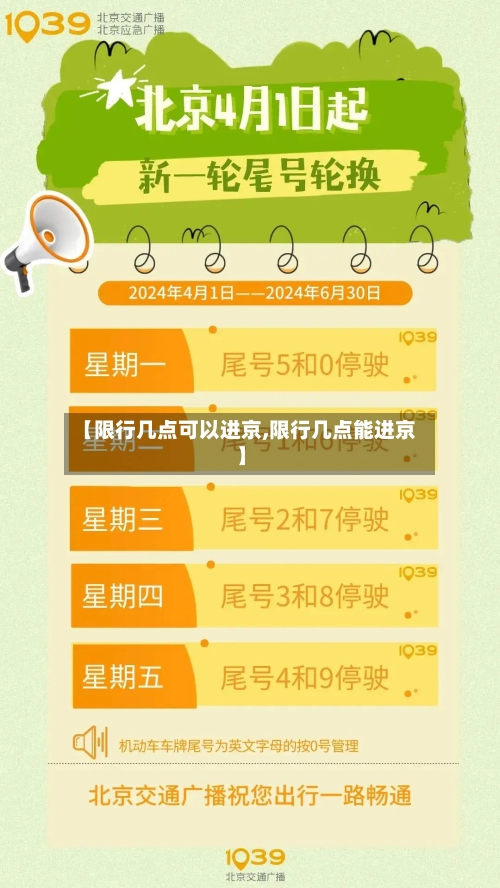 【限行几点可以进京,限行几点能进京】-第3张图片
