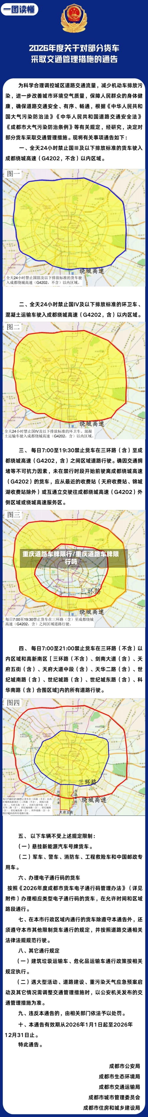 重庆道路车牌限行/重庆道路车牌限行吗-第3张图片
