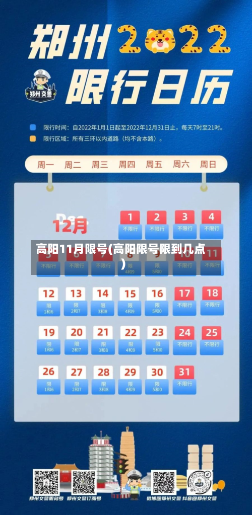 高阳11月限号(高阳限号限到几点)