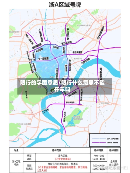限行的字面意思/限行什么意思不能开车吗-第3张图片