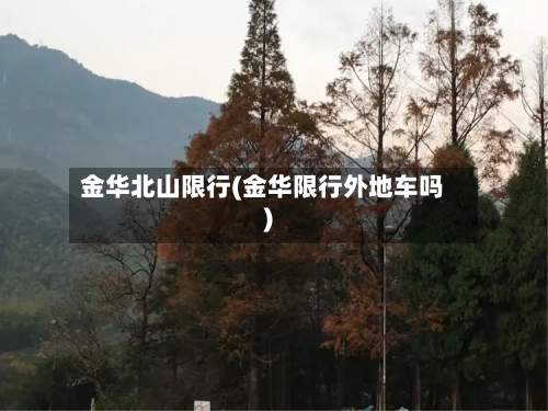金华北山限行(金华限行外地车吗)-第2张图片