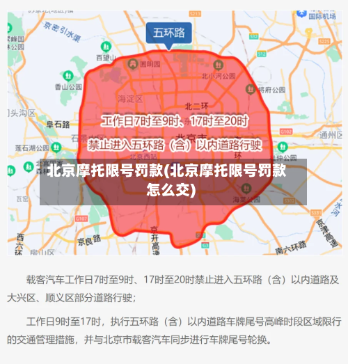 北京摩托限号罚款(北京摩托限号罚款怎么交)-第3张图片