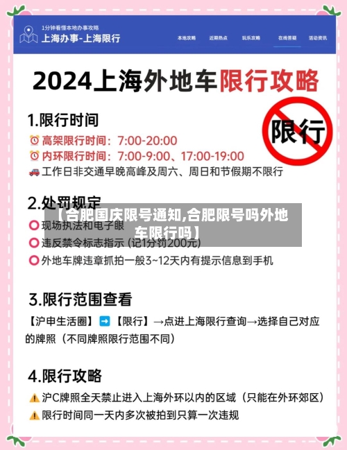 【合肥国庆限号通知,合肥限号吗外地车限行吗】