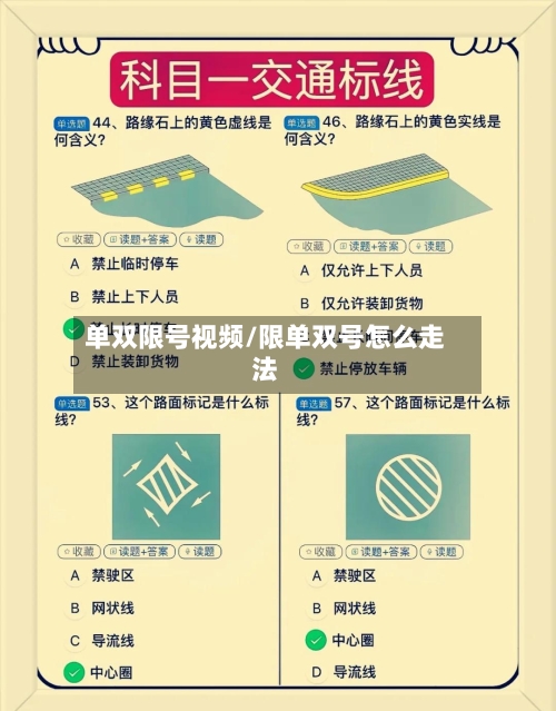 单双限号视频/限单双号怎么走法