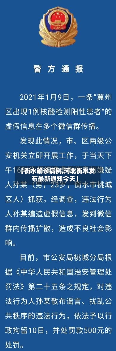 【衡水确诊病例,河北衡水发布最新通知今天】-第2张图片