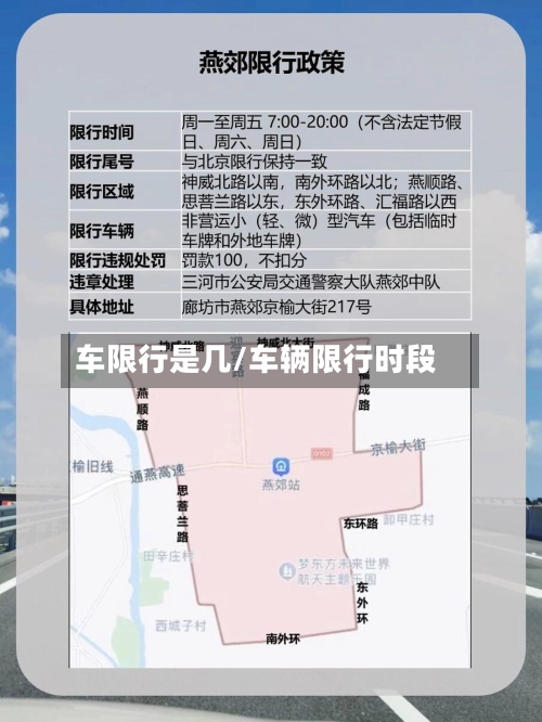 车限行是几/车辆限行时段-第3张图片