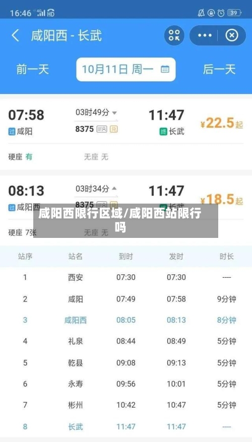 咸阳西限行区域/咸阳西站限行吗