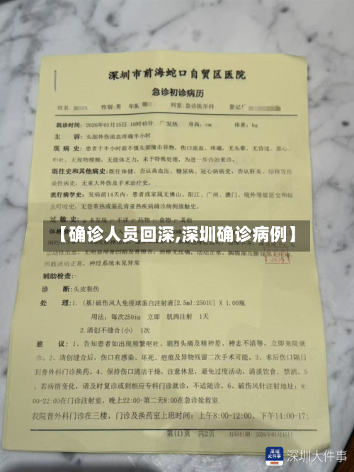 【确诊人员回深,深圳确诊病例】