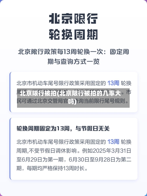 北京限行被拍(北京限行被拍的几率大吗)