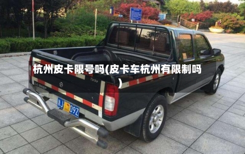 杭州皮卡限号吗(皮卡车杭州有限制吗)-第3张图片